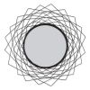 Modern Geometric Black Wall Mirror for Stylish Home Decor