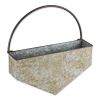 Rustic Rooster Galvanized Wall Planter - Perfect for Indoor or Outdoor Gardens