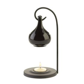 Tear Drop Oil Warmer (Option: black)